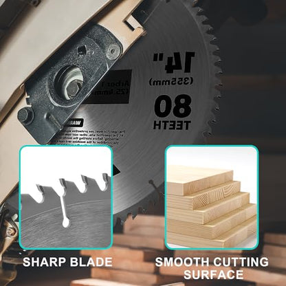 6-1/2 Inch Circular Saw Blade, 5/8" Arbor, 2 Pack - size: 6-1/2" 40&60T (2PCS)