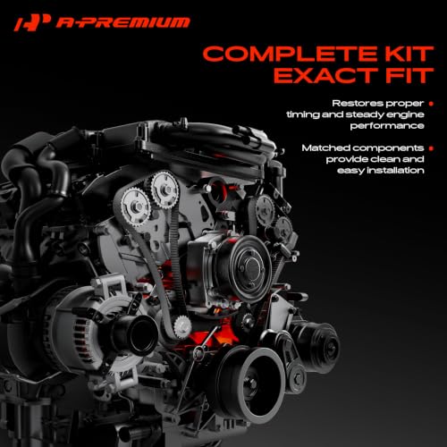 A-Premium Engine Timing Belt Kit with Water Pump Compatible with Lexus