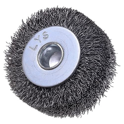 Rocaris 2 Pack 2 Inch Wire Wheel Brush for Drill Attachment - Heavy Duty Carbon Steel Brushes for Paint, Rust & Corrosion Removal - 0.0118" Wire, 1/4in Shank, 20000RPM