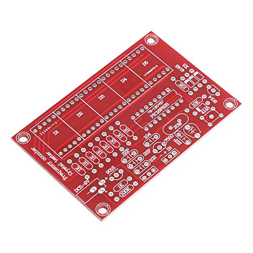 Hilitand DIY Frequency Indicator Kit 1Hz-50MHz Crystal Oscillator Tester Module Kit with 5 Digits Digital Tube Display
