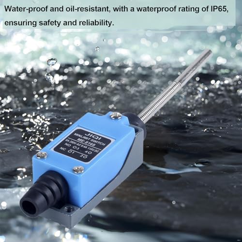 Momentary Limit Switch Travel Switch,omnidirectional Thick Lever Spring Rod,NO and NC self-resetting momentary switches (4pcs) - style: ME-8168