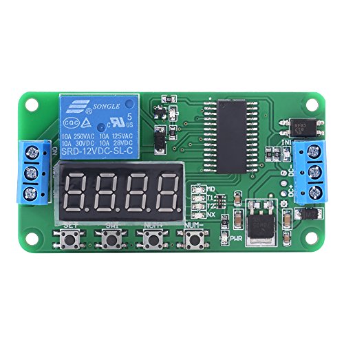 Digital Timer Relay Module DC 12V, 18 Functions Programmable