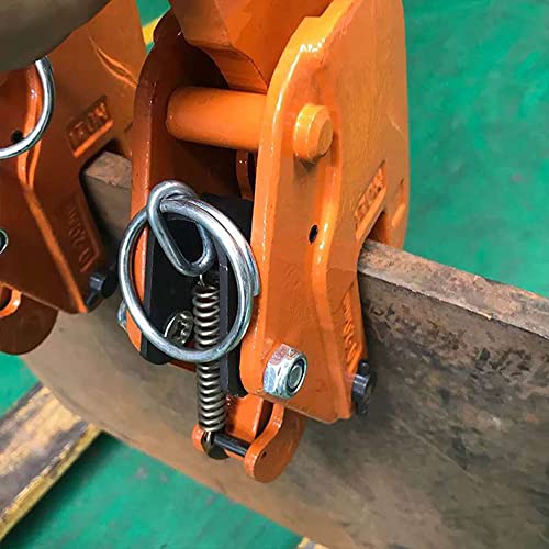 Vertical Hanging Steel Plate Clamp 3 Tons Vertical Crane Vertical Plate Elevator with Anti-skid Groove Steel Board Lifting Clamps