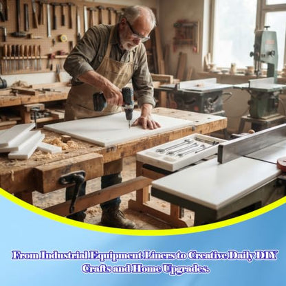 HDPE Sheet, 3" x 6", 3/16" (5mm) High Density Polyethylene Plastic Board - color: 3/16"(5mm) Thick, size: 3" x 6"