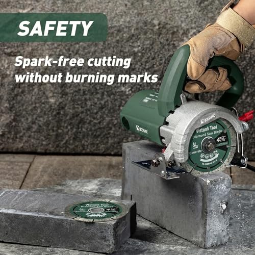 Diamond Blade for Angle Grinder 2-Pack 4.5 Inch, Cutting Discs 4 1/2 Inch, Segmented Concrete Cutting Blade for Masonry Stone Brick Granite, 7/8 Arbor Dry Wet Cut