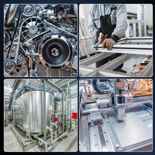 uxcell Square Aluminum Flat Bar, 2pcs 1/4" Thickness 2-15/16" Width 12" Length Square Aluminum Bar 6061 Aluminum Flat Plate, 6 x 75 x 305mm T6511 Solid New Mill Stock - size: 1/4" x 2-15/16" x 12"