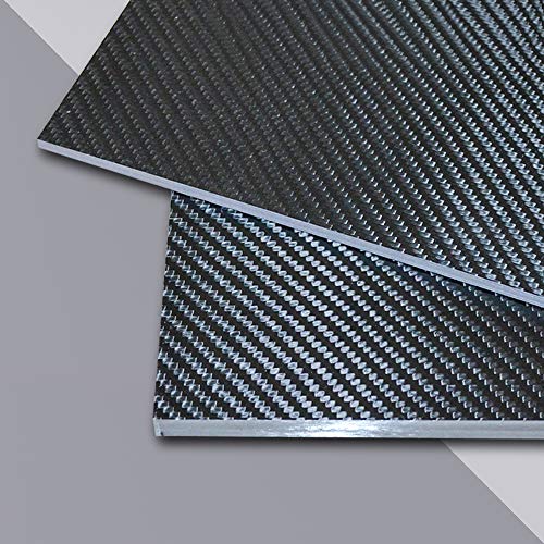200 X 300 X 2 MM Carbon Fiber Sheets 100% 3K Twill Matte Carbon Fiber Plate - size: 200 X 300 X 2.0 MM
