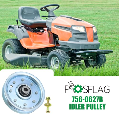 756-0627D 756-0627B Idler Pulley for Cub Cadet LT1045 LT1046 Decks - color: T10 1x756-0627
