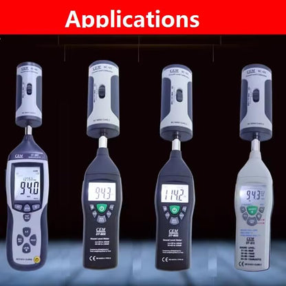 Sound Level Meter (SC-05) for 1/2" Diameter Microphones, 94dB and 114dB Sound Level Calibrator at 1kHz, -0.5dB Accuracy