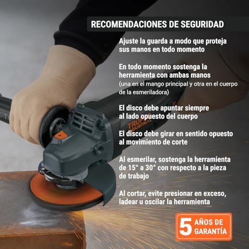 Angular grinder, 4-1/2 ', industrial, 1200 W