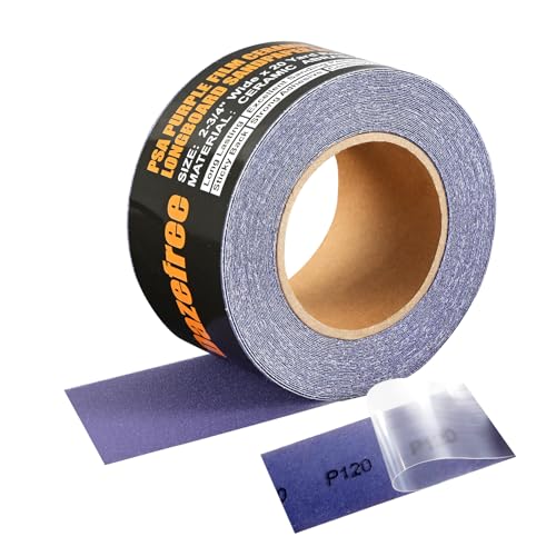 800 Grit PSA Sandpaper Roll, Self Adhesive Stickyback Sand Paper