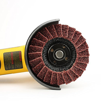 BHA 4-1/2 x 7/8 Surface Conditioning Flap Disc, Red Medium - 5 Pack - color: Red / Maroon