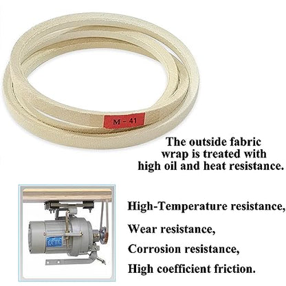 M39 Industrial Sewing Machine Belt 39" Outer Girth Rubber Triangle V-Belt - size: M39