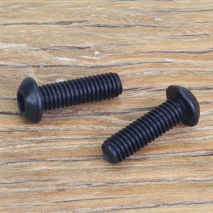 35 Pieces M6 x 20mm Button Head Socket Cap Screws, Thread Pitch 1.0mm, Sutemribor M6 Black Screws, 10.9 Grade Alloy Steel, Black Oxide Finish, Fully Threaded - size: M6 x 20mm, style: Button Head