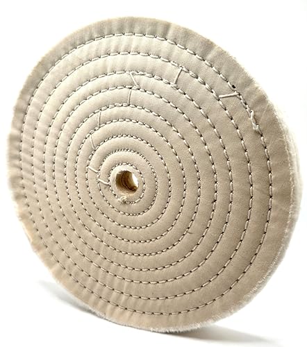 10" x 3/4" 80-Ply Fine Muslin Buffing Wheel, 1 Pack