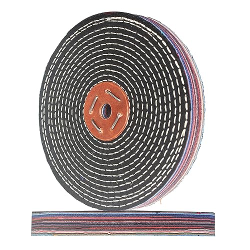 8 Inch Denim Buffing Wheel with 5/8" Arbor Hole - style: 8" Denim Buffing Wheel
