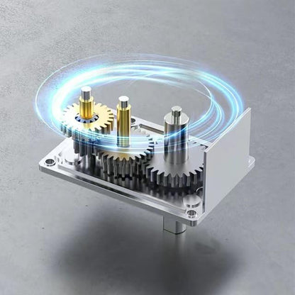 DC 12V 45RPM 1Kg.cm 6mm Single Shafts Self-Locking Reversible Worm Gear Motor with Cable, High Torque Speed Reduction Motor, Turbine Electric Gearbox Motor JSX180-370 - size: 12v 45rpm