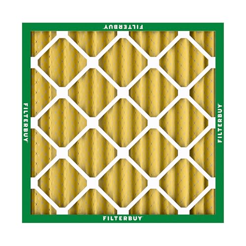 Filterbuy 12x12x2 Air Filter MERV 11 Pet & Allergy Defense (4-Pack) - size: 12x12x2