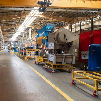 6"x 2" Heavy Duty Industrial Casters, Polyurethane on Polyolefin Core Wheel- Capacity up to 5000 Lbs (Set of 4), Use for Platform Truck, Industrial Equipment (2 Brake & 2 Rigid) - style: Size: 6 "