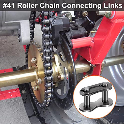 PAGOW 16PCS #41 Roller Chain Connecting Links, Master Connector Link - size: #41 16PCS