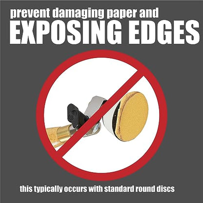 Flex Edge Gold 2 Inch Hook and Loop Sanding Discs 2 Inch 80 Grit 25 Pack - size: 2", style: 80 Grit