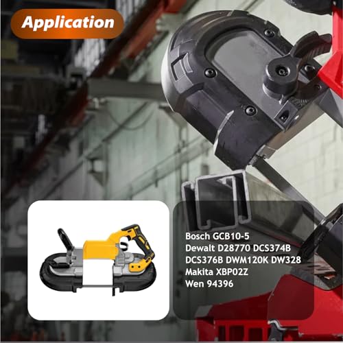 44-7/8 Inch Bandsaw Blades 10/14 TPI (5 Pack) for Dewalt D28770 DCS374B DCS376B Band Saw Milwaukee 48-39-0551, 44-7/8" x 1/2" x 0.02" - size: 10/14TPI
