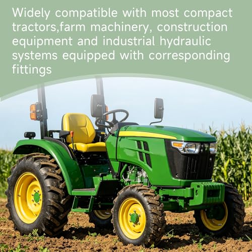 1/2" Hydraulic Quick Coupler Pressure Relief Tool, ISO 7241-A Ag/Pioneer Style Poppet Decompression Release Tool for John Deere, Kubota Compact Tractors and Farm Equipment