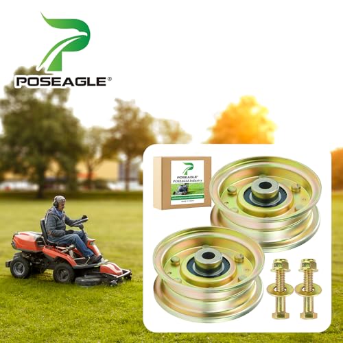 2 Pack 756-04224 Idler Pulley for Cub Cadet LT1050 LT1042 Tractors - size: 2x756-04224