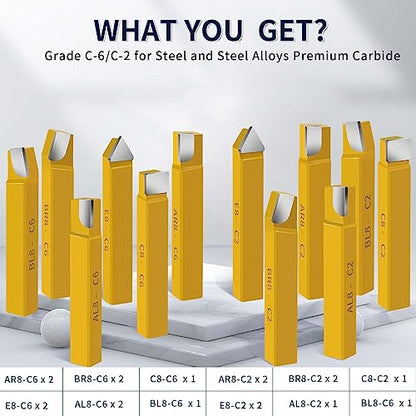 20 pc 3/8"Carbide Tip Tipped Cutter Tool