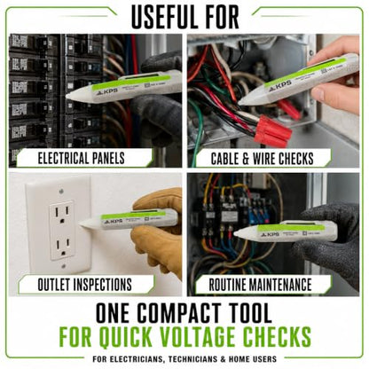 KPS-DT10 Non-Contact Voltage Detector, 90-1000V AC, CAT II 1000V