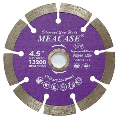 4-1/2 inch General Purpose Segmented Diamond Saw Blade for Concrete Masonry Brick Block Stone - style: 4.5''