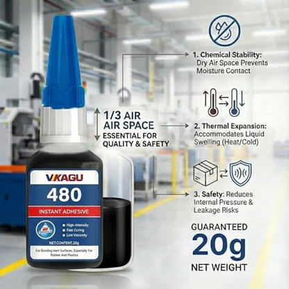 480 Super Glue Black Instant Adhesive 20g Suitable for Metal Plastic and Rubber 2 Pack - size: 480, style: 2 Pack