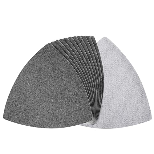 12 Pcs Detail Sander Sandpaper, 180 Grit Triangular Sandpapers - size: 180 Grit