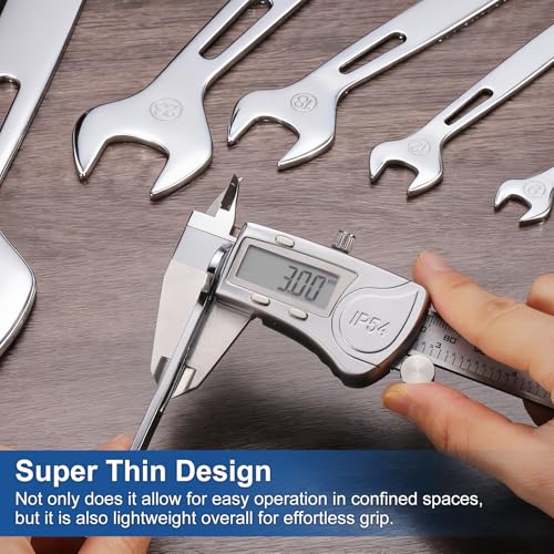 HARFINGTON 2Pcs Combination Wrench 11mm Metric 12-Point Box and Open End - size: 11mm