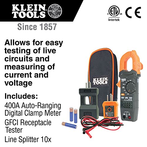 Klein Tools Clamp Meter and Circuit Breaker Finder Kit | ET310 + CL120