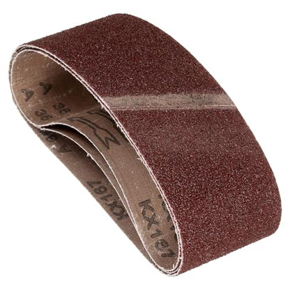 3 Pcs Sanding Belts 3 x 21 Inch 36 Grit Aluminum Oxide - size: 3 x 21 Inch(36 Grits)