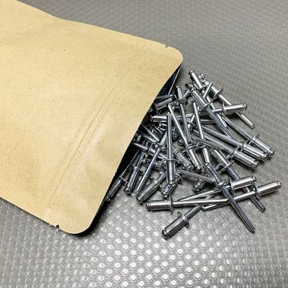 Maozaa 100Pcs 3/16" x 3/8" Aluminum Blind Rivets, Pop Rivets, Silver - color: Silver, size: 3/16" x 3/8"