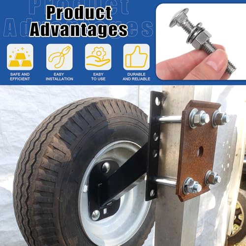 Glarks 80pcs 1/4-20x1-1/4’’, 1/4-20x2-1/2’’, 5/16-18x2’’, 5/16-18x3’’, 3/8-16x3-1/2’’ Carriage Bolts Screws, Round Head Square Neck Bolts, Square Neck Carriage Bolts Screws with Nuts and Washers