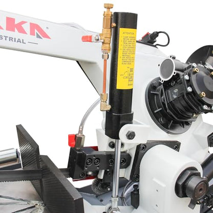 KAKA INDUSTRIAL Hydraulic Cylinder for Metal Bandsaw, 15.2"/386mm Retracted to 20.5"/521mm Extended Length, M10X1.25 Thread Mounting Hole, Replacement for Metal Cutting Bandsaw Equipment - size: BS-126G Hydraulic Cylinder