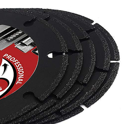 5Pcs/Lot 4" Diamond Metal Cutting Disc Diamond Cut Off Wheel for Metal Rebar, Sheet Metal, Ductile Pipe, Angle Iron, Stainless Steel and Similar Materials (4-5pcs) - size: 4-5pcs