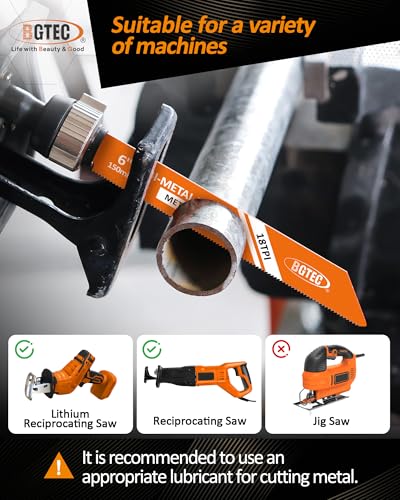 BGTEC Reciprocating Saw Blade Set with Storage Box 10-Piece - size: 10PCS