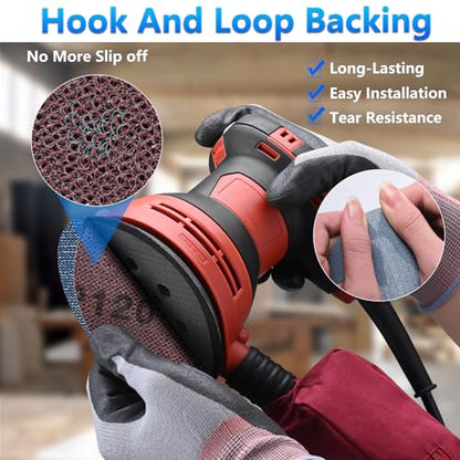 30 Pcs 6 Inch Ceramic Mesh Sanding Discs for Orbital Sander 80 Grit - style: 6 Inch