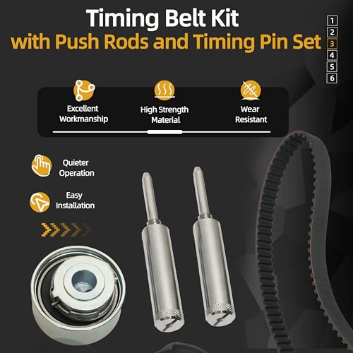 Timing Belt Kit Push Rods Timing Pin Set Pulleys for Deutz F2L1011