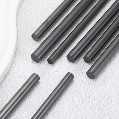 PATIKIL Graphite Rod 2 Pcs Graphite Stirring Rod 300x11mm Cylinder Stick - size: 300x11mm