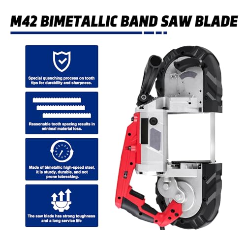 35-3/8 Inch Bandsaw Blade 14/18 TPI, Compatible with for Milwaukee 2829-20 Portable Band Saw Blade, 35-3/8" x 1/2" x .020" 14/18 TPI, 3-Pack - size: 35-3/8" x 1/2" x .020" 14/18 TPI