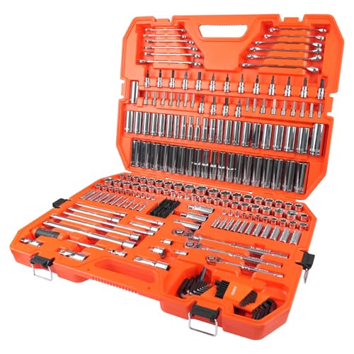 264-Piece Impact Socket Set -1/4", 3/8", 1/2" Drive - size: 264pcs 1/4", 3/8", 1/2"