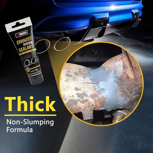LOCBONDSO High Temp Exhaust Repair Kit & Muffler Sealant (5.3 oz)