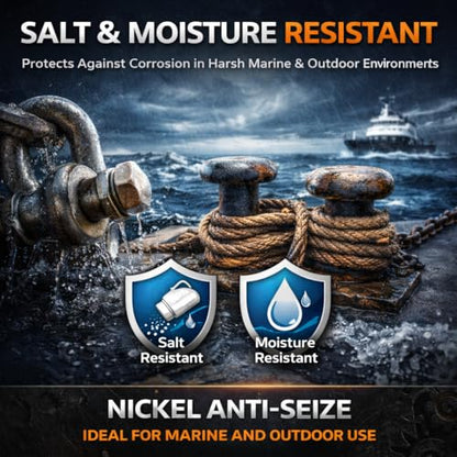 Realth Nickel Anti-Seize Lubricant 1 oz. High Temp Anti Seize Grease - color: Nickel, size: 30g