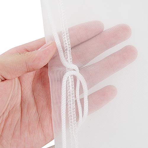 ALEGI 180 Micron Aquarium Filter Media Bag for Activated Carbon, 12"x8" - size: 12"*8" (3 pack)