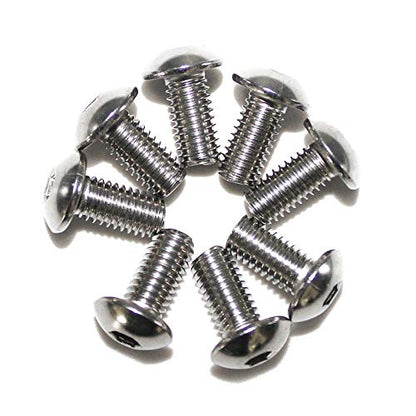 Fullerkreg M6-1.0 x 12 mm Button Head Socket Cap Screws - size: M6 x 12mm